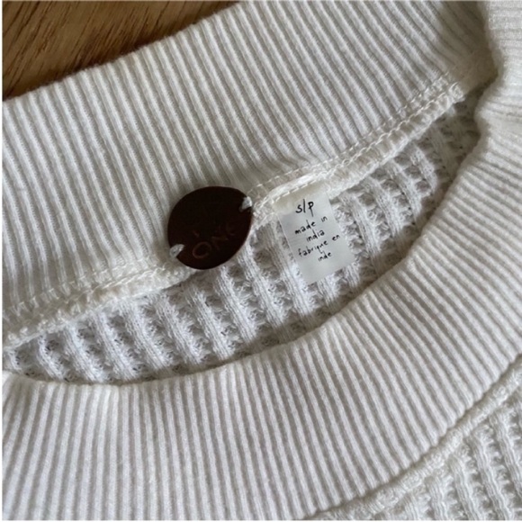 White free people thermal top - Picture 3 of 8